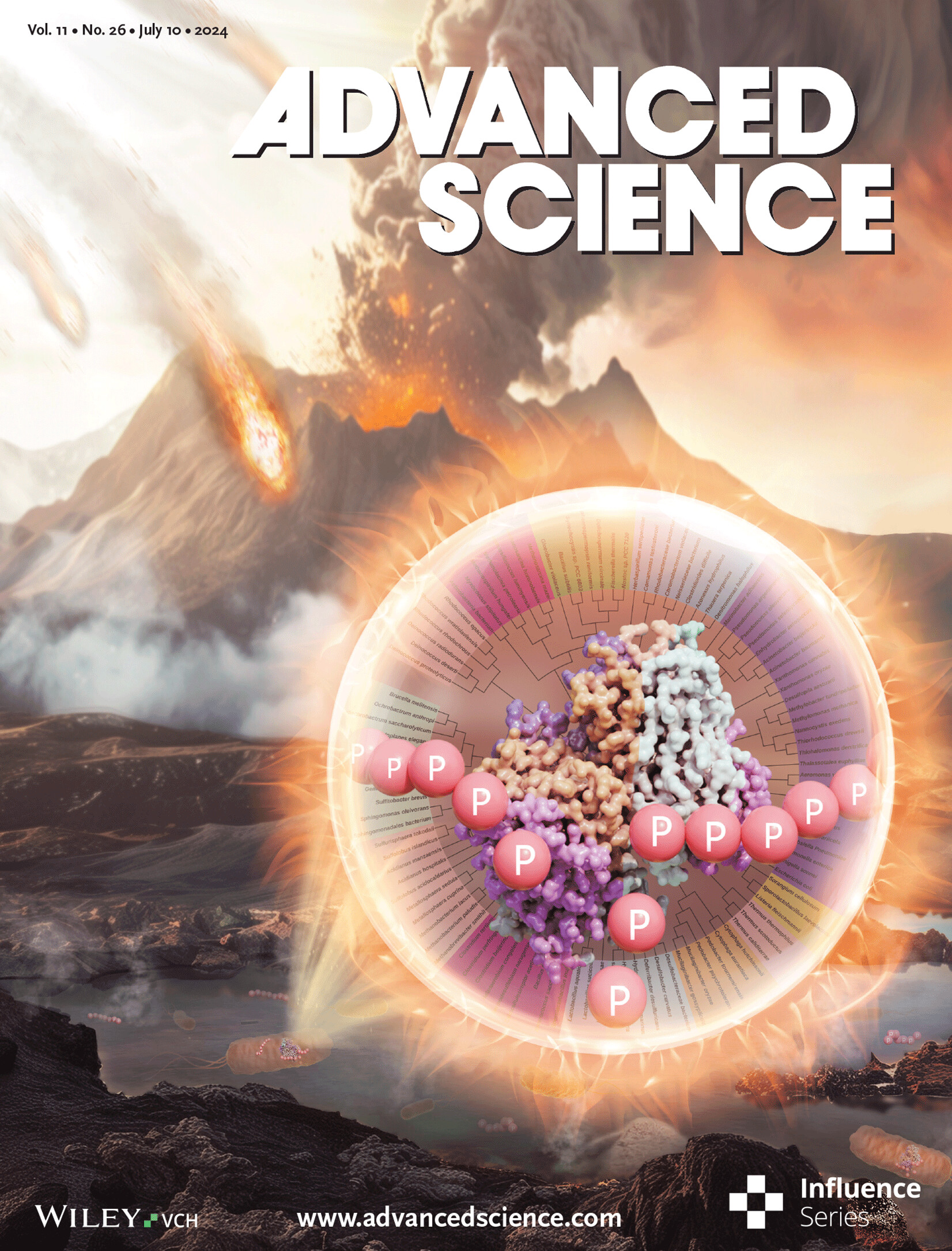 LetPub Journal Cover Design Service Art Sample, Advanced Science